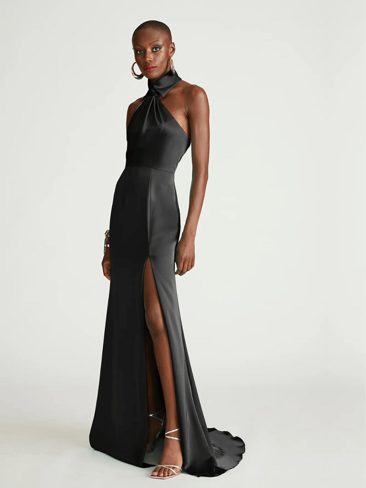 GEMI GOWN IN SATIN
