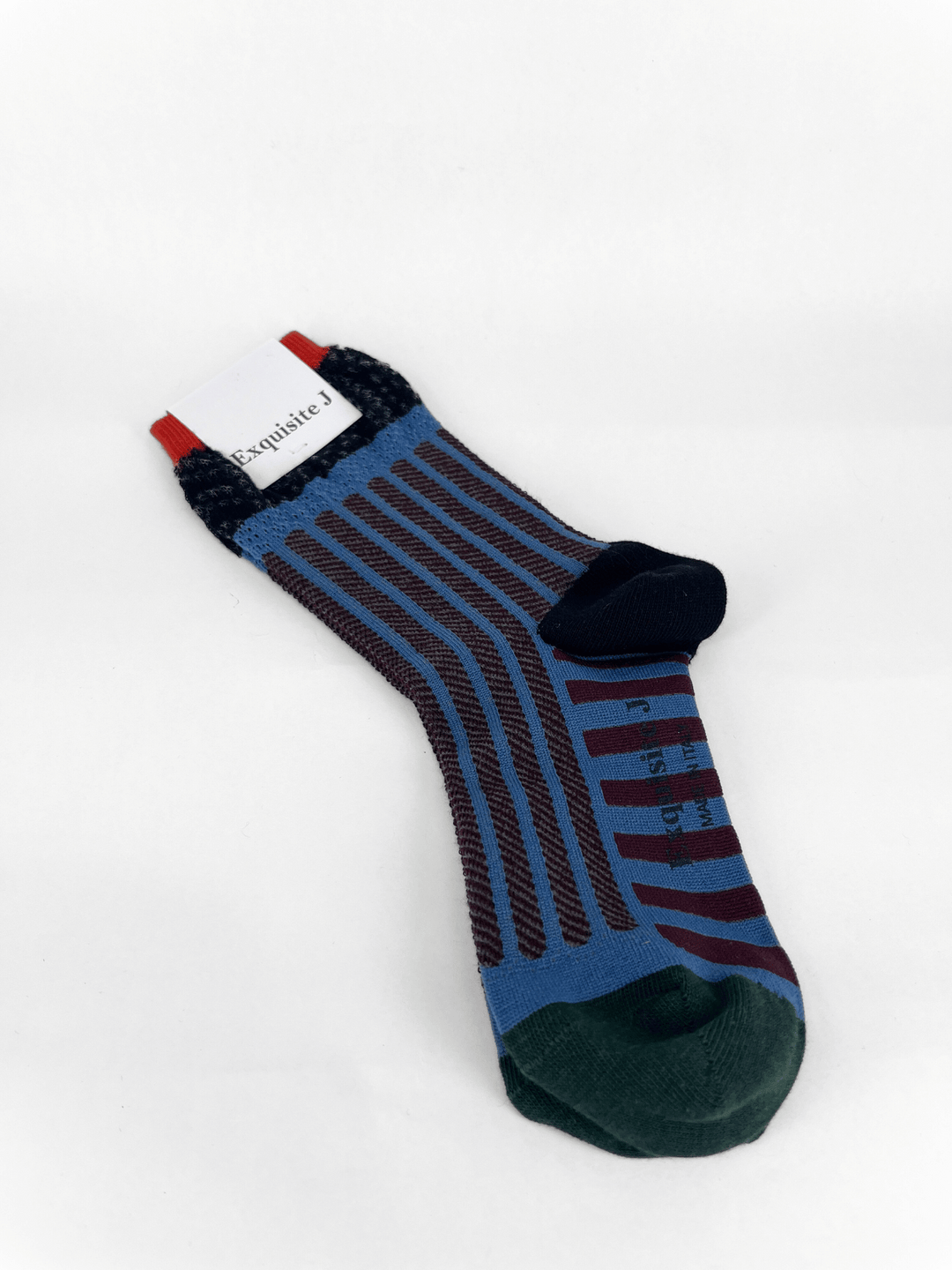 Socken mit Streifen