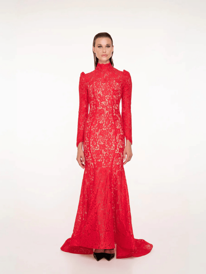 Goddess Glamour Kleid Rot