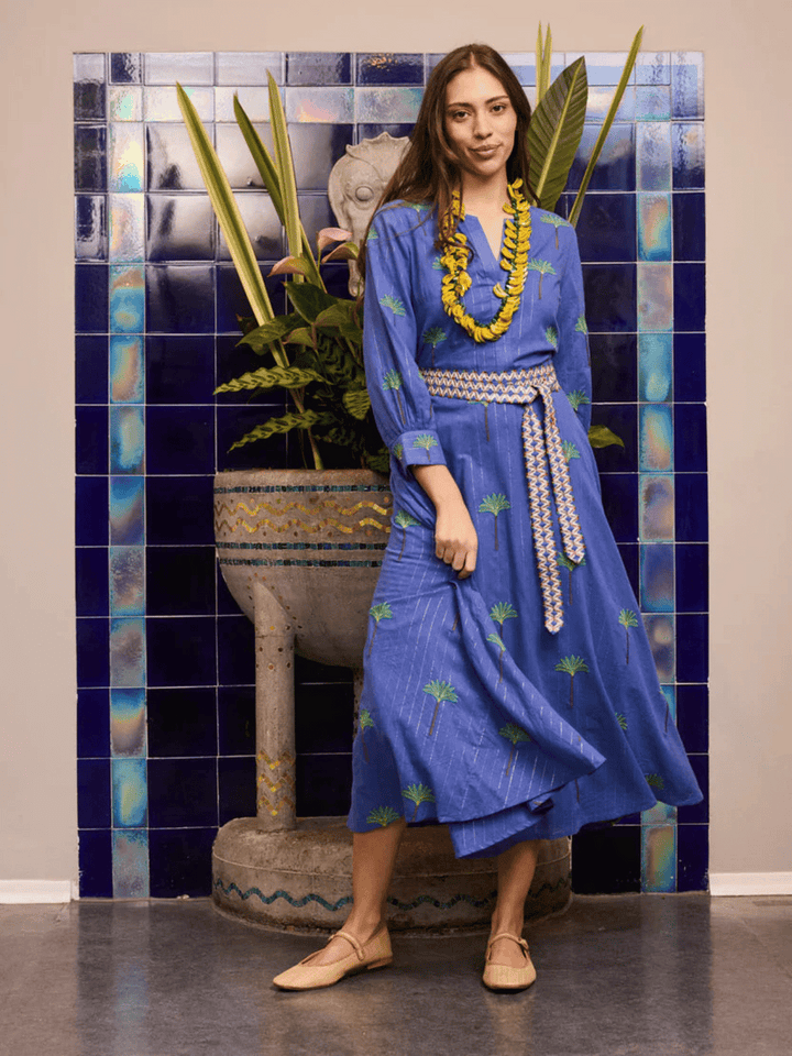 Azurite Dress Palms