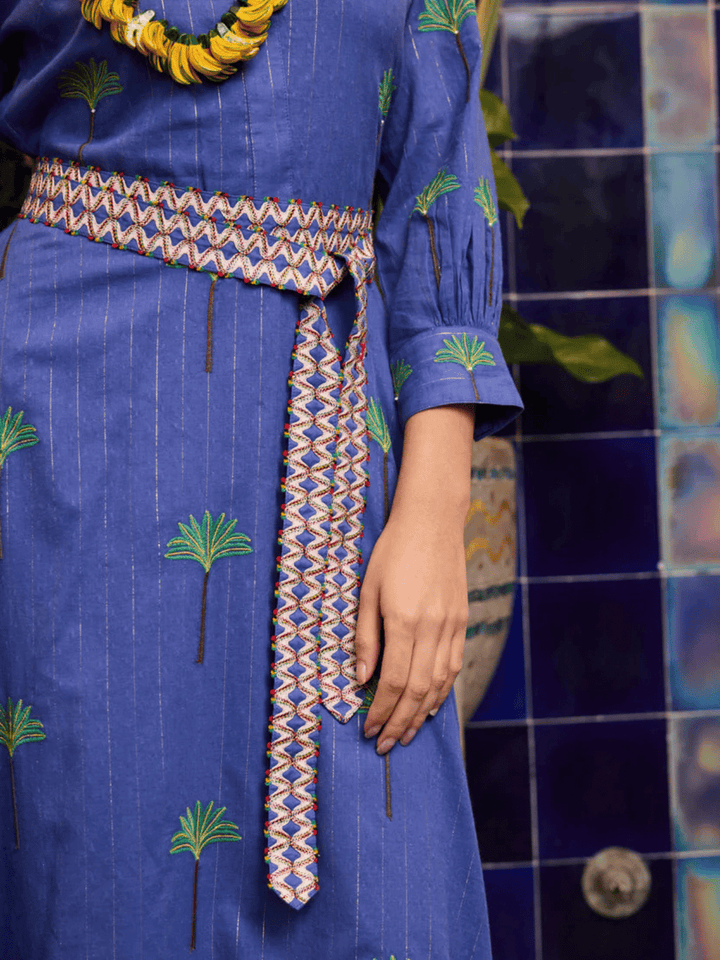 Azurite Dress Palms