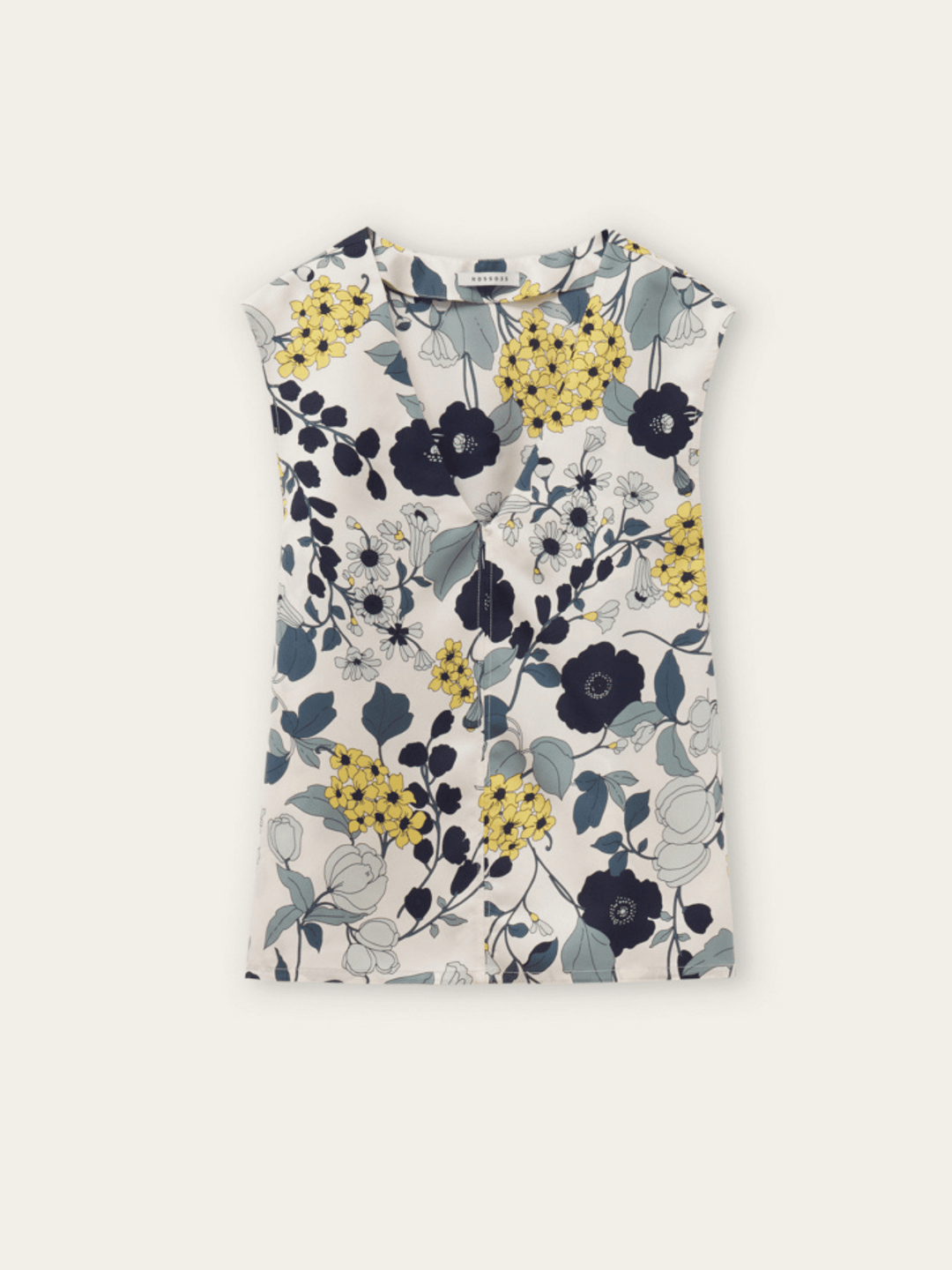 Petal Printed Silk Twill