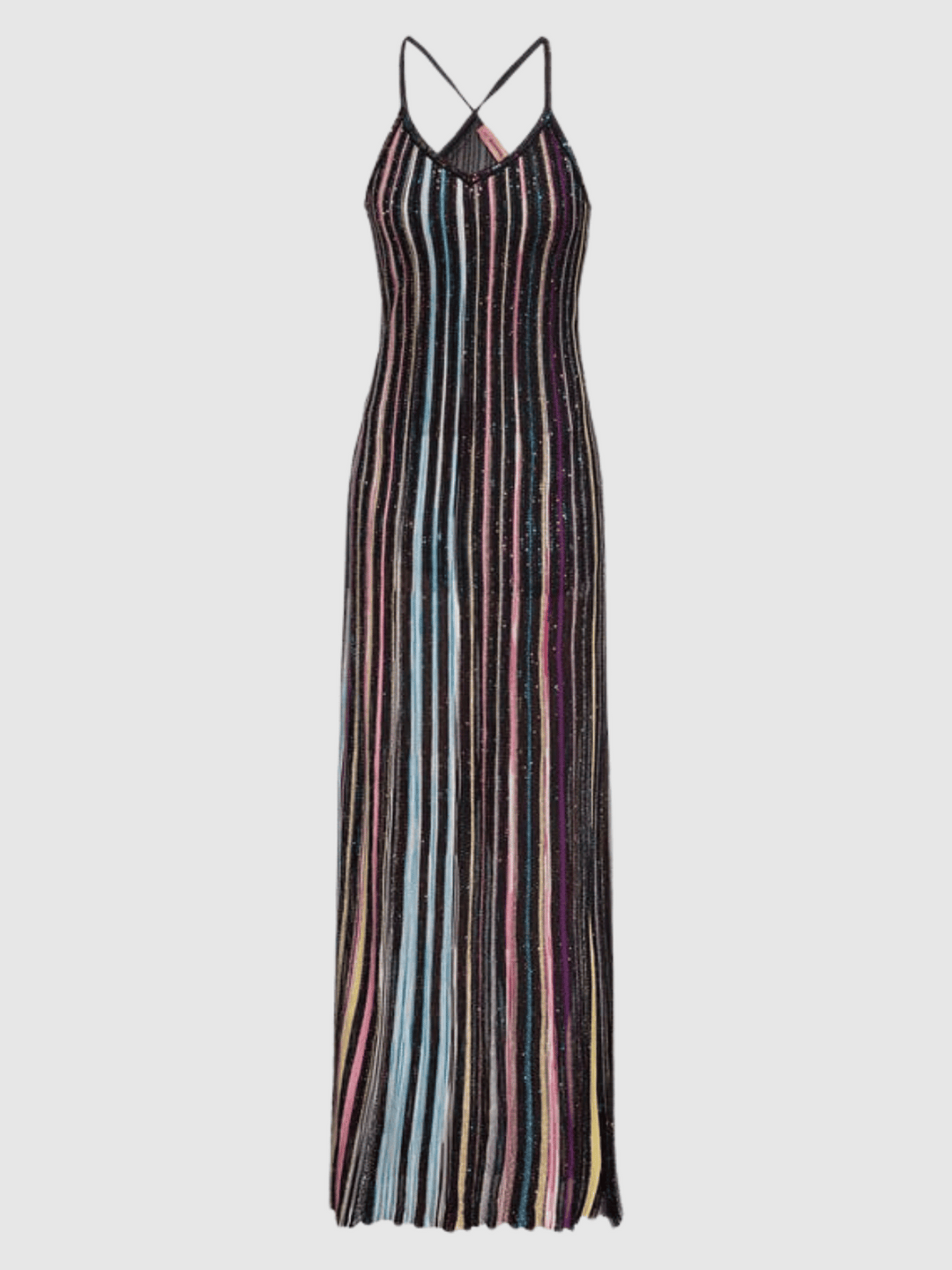 langes Paillettenkleid