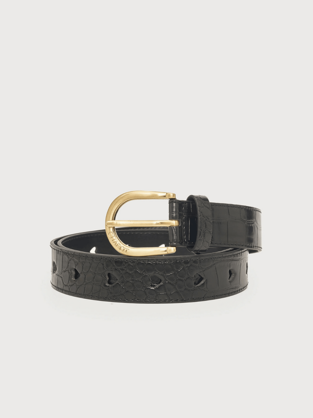 Heart Belt Black