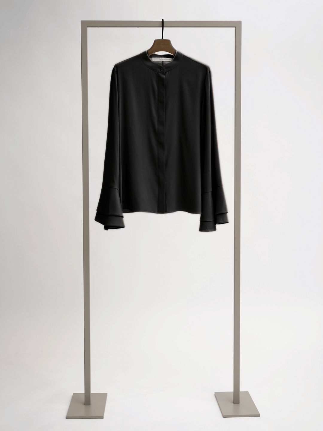 Bluse mit Fächerärmeln
