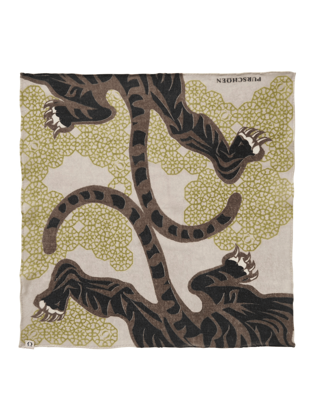 Nickituch Cashmere Bengal Tiger Nougat