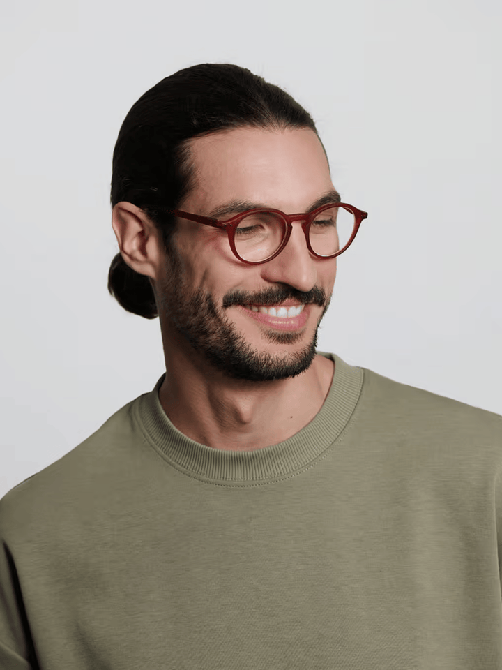 Lesebrille #D Cherry Red