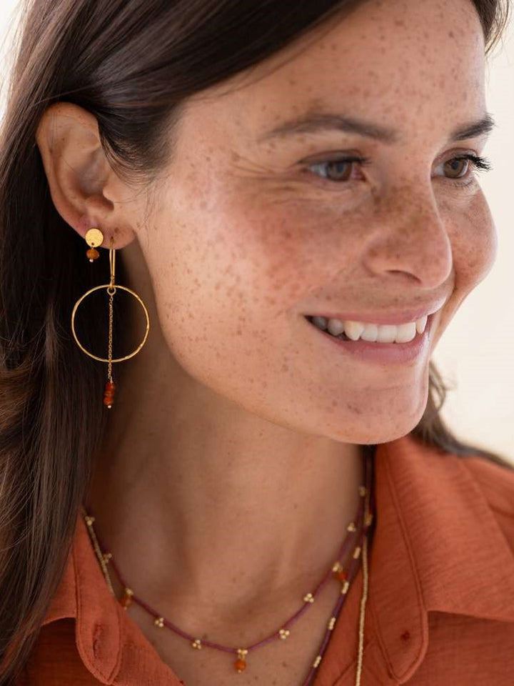 Talent Carnelian Earrings