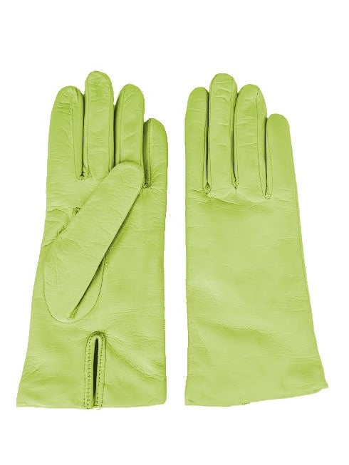 Leather Gloves Pistacchio