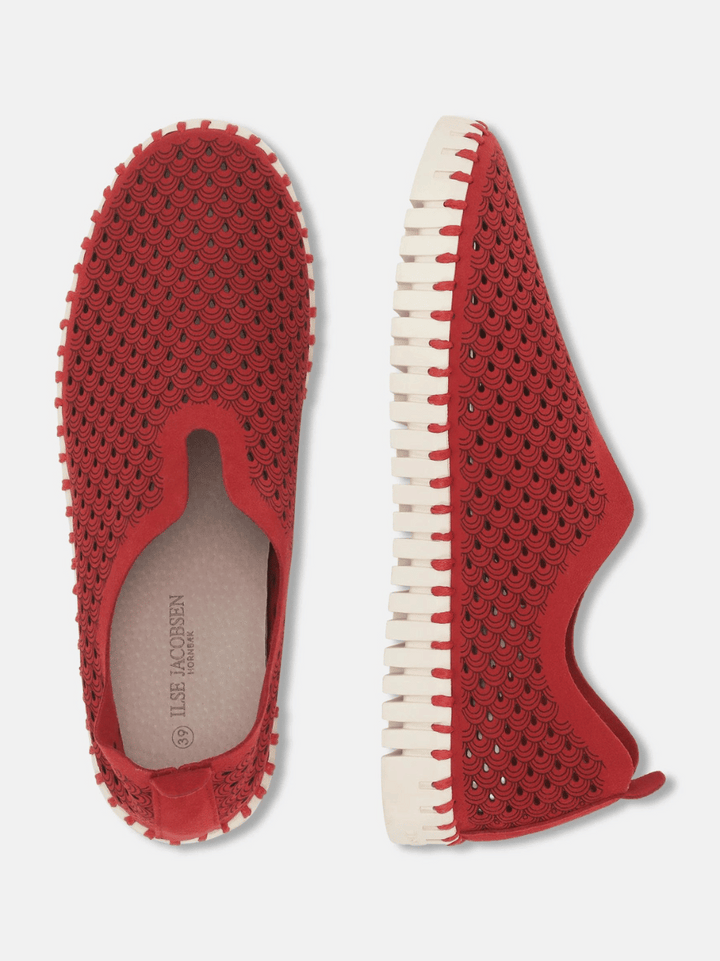 Tulip Shoes Deep Red