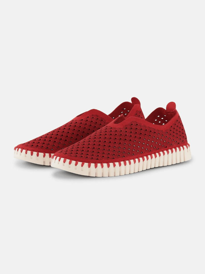 Tulip Shoes Deep Red
