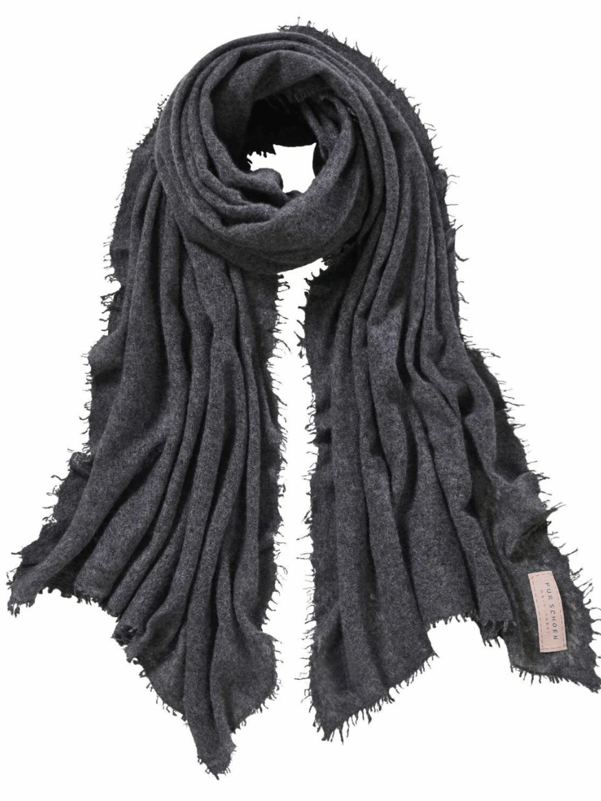 Fringed scarf