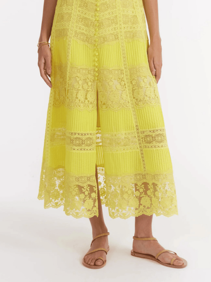 Lea Lange's lace dress