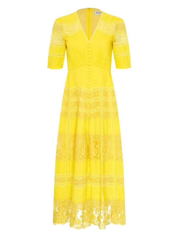 Lea Lange's lace dress