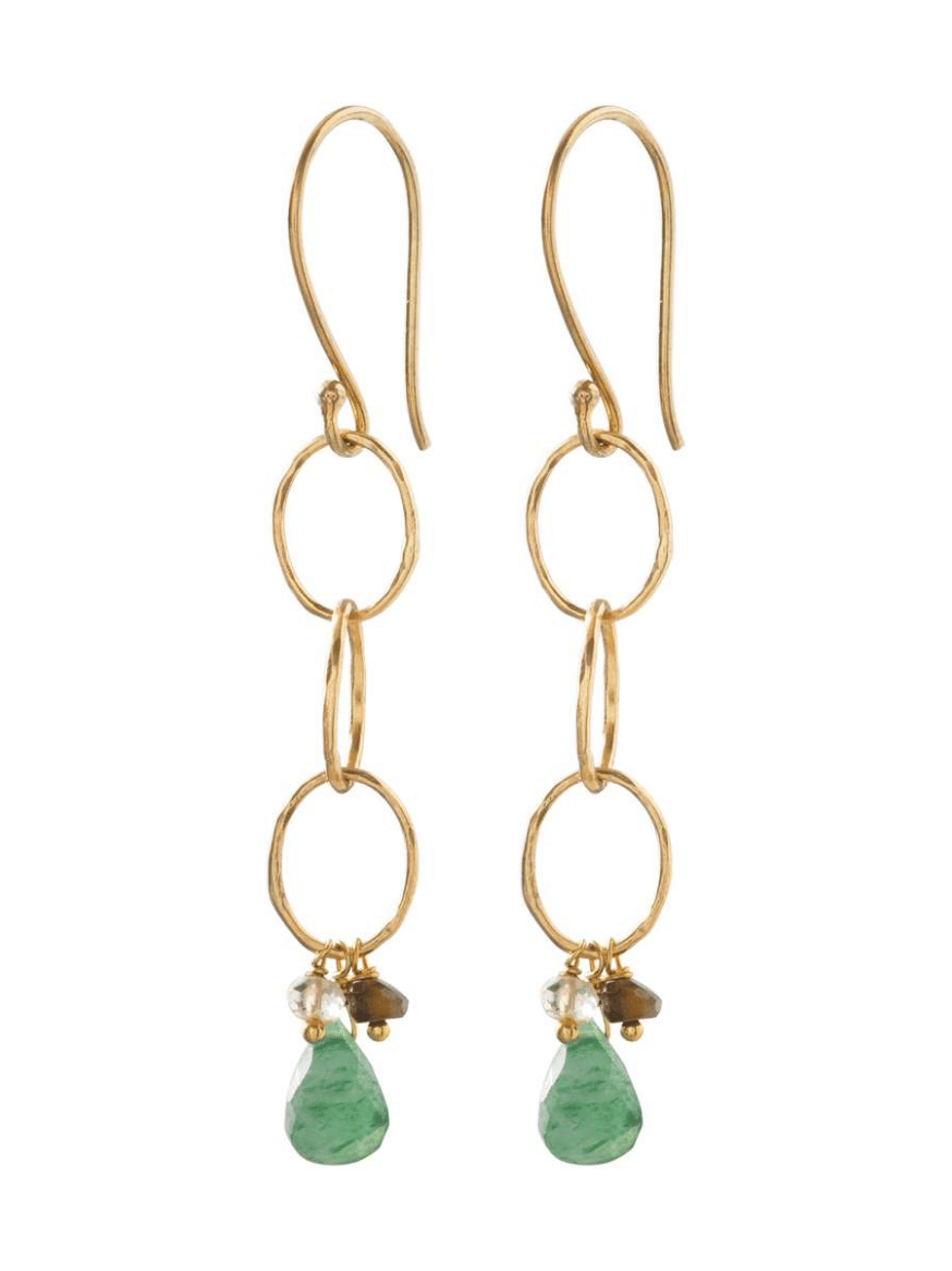 Glowing Aventurine Ohrringe