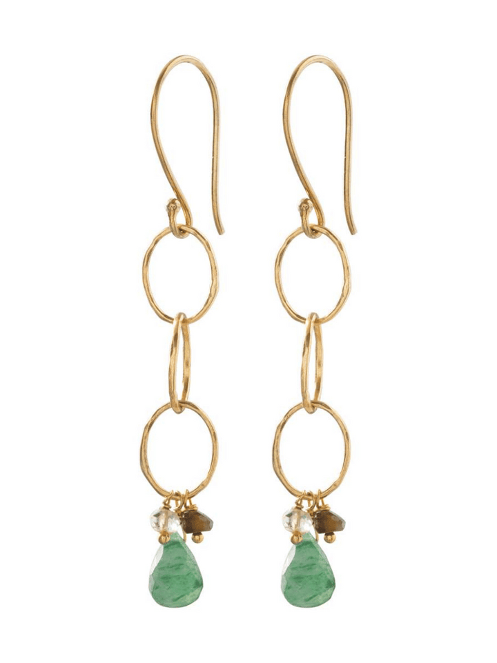 Glowing Aventurine Ohrringe