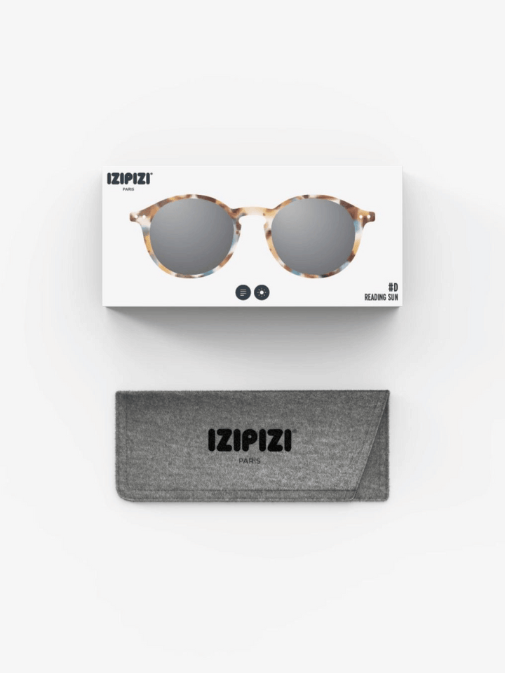Sun reading glasses #D Blue Tortoise
