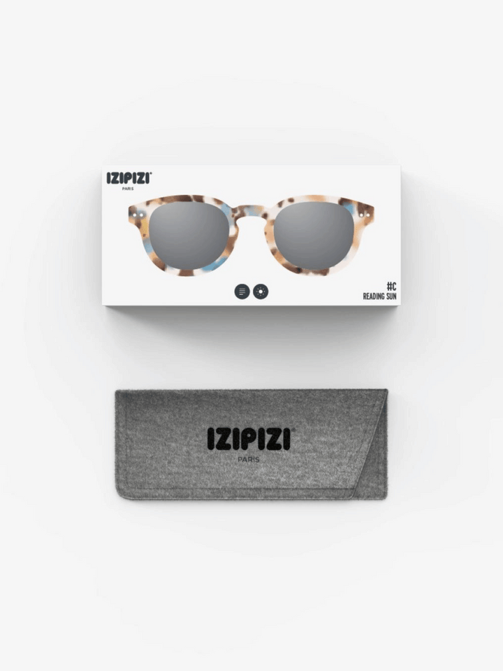 Sonnenlesebrille #C Blue Tortoise