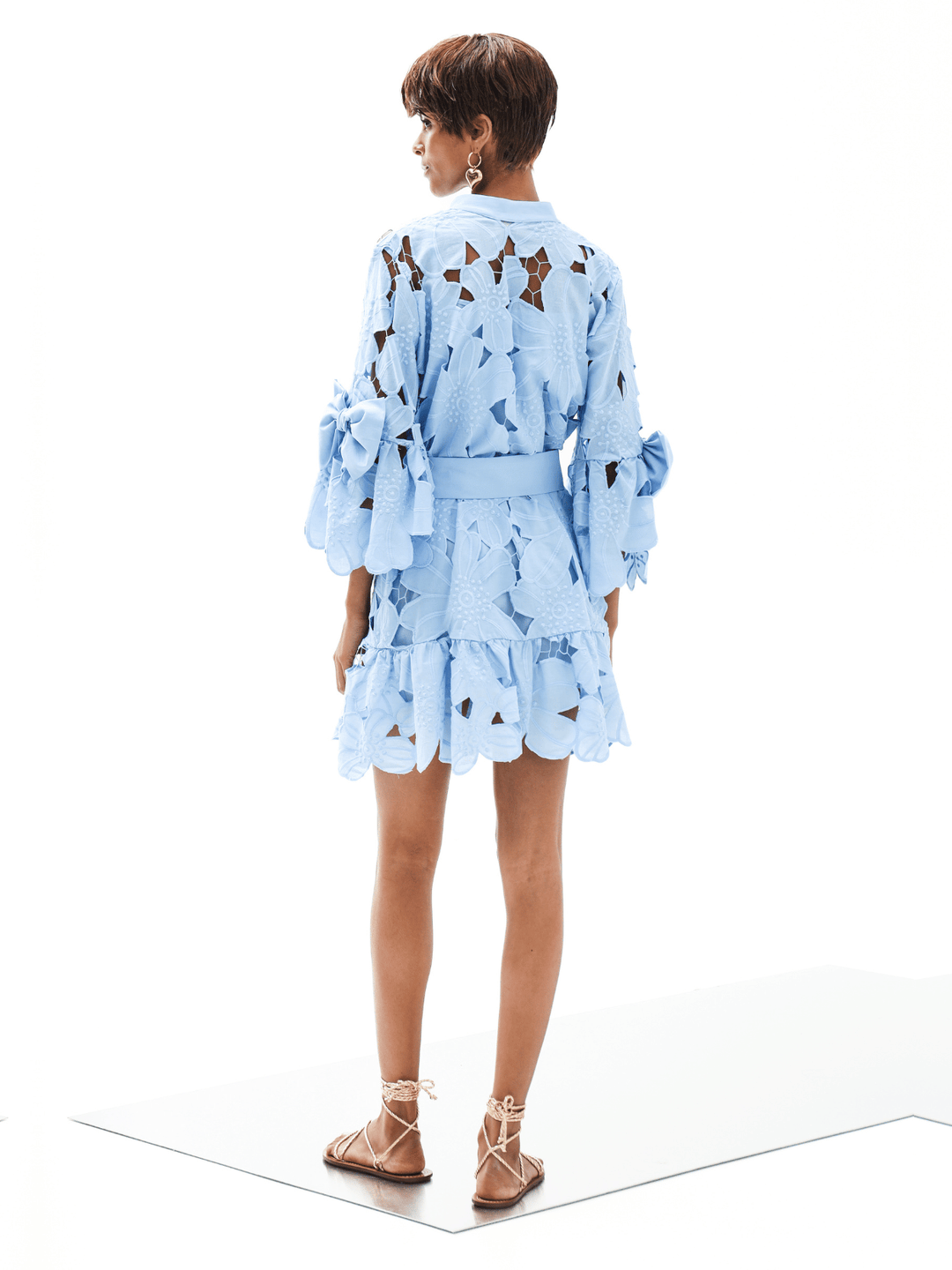 Xanthippe Spitzenkleid Blau