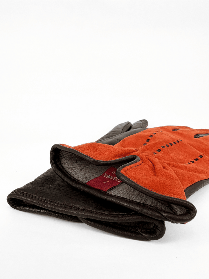 Lederhandschuhe Rot
