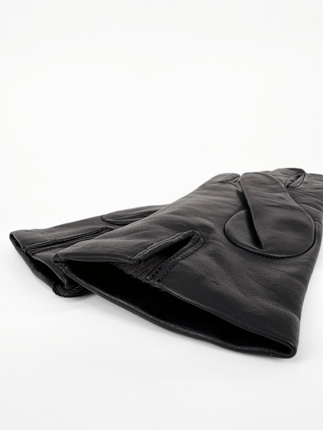 Leather Gloves Dark Blue