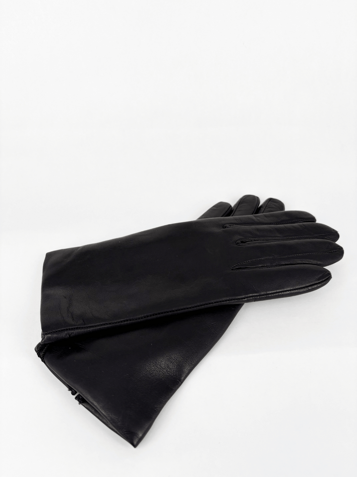 Leather Gloves Dark Blue