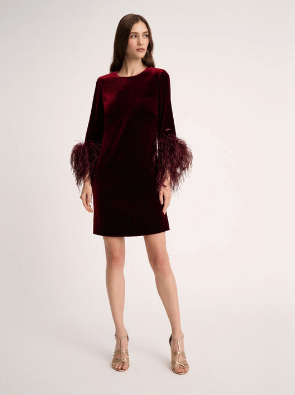 Kleid Ghiro Bordeaux