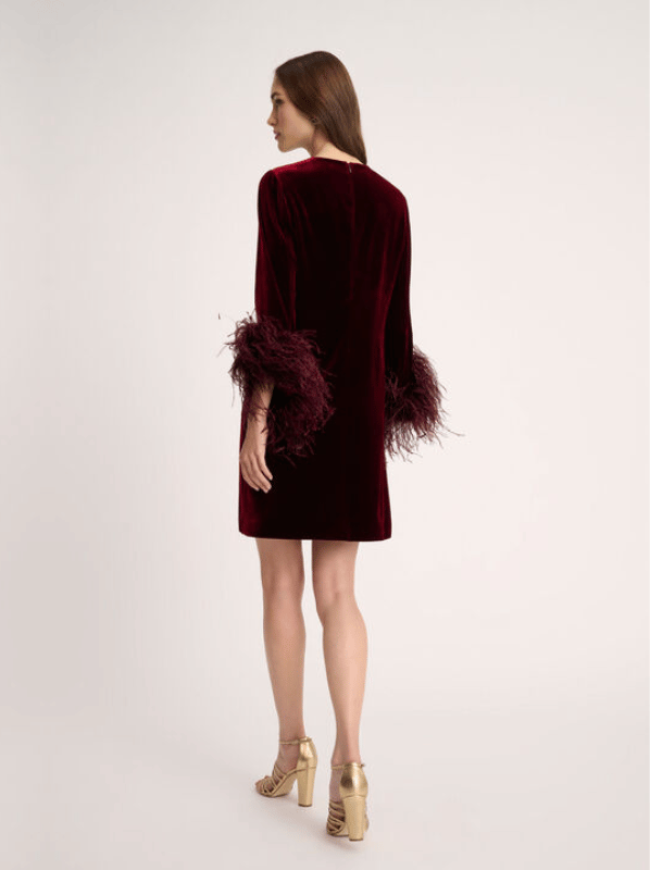 Kleid Ghiro Bordeaux
