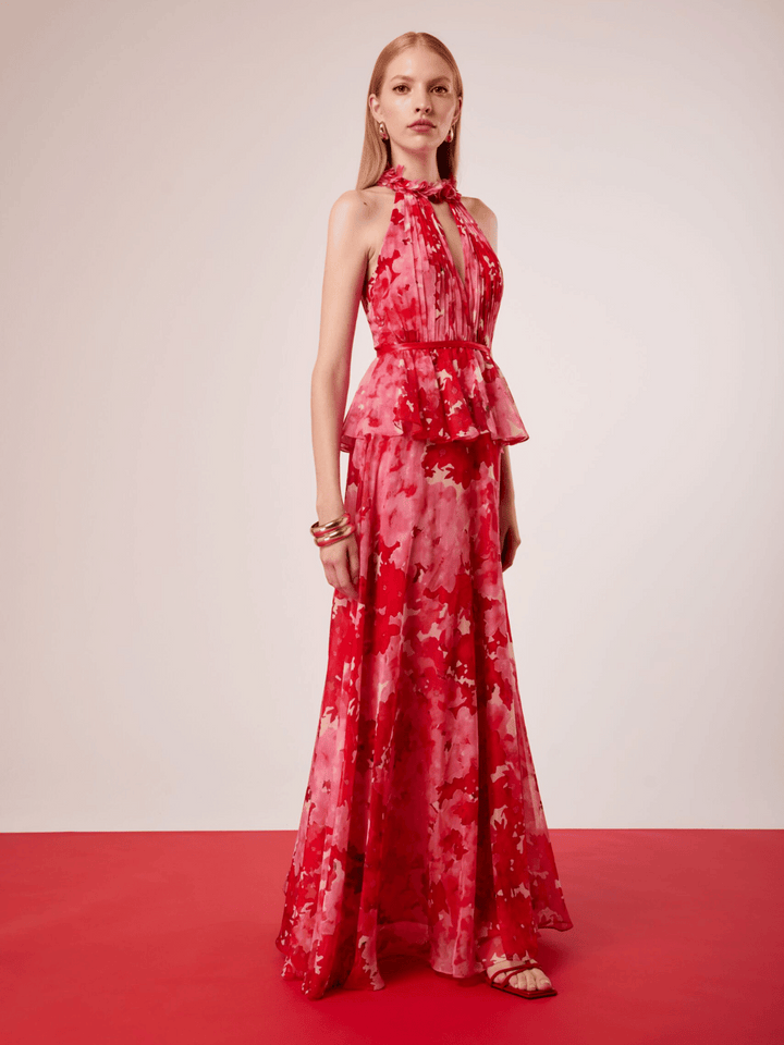 Long floral dress