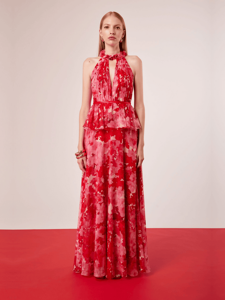 Long floral dress