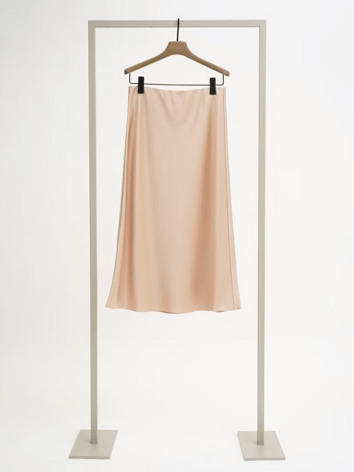 satin skirt