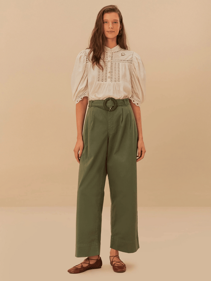 Green pants