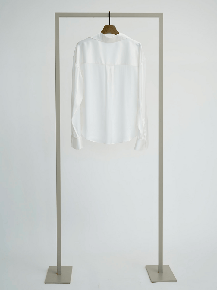 silk blouse Superwhite