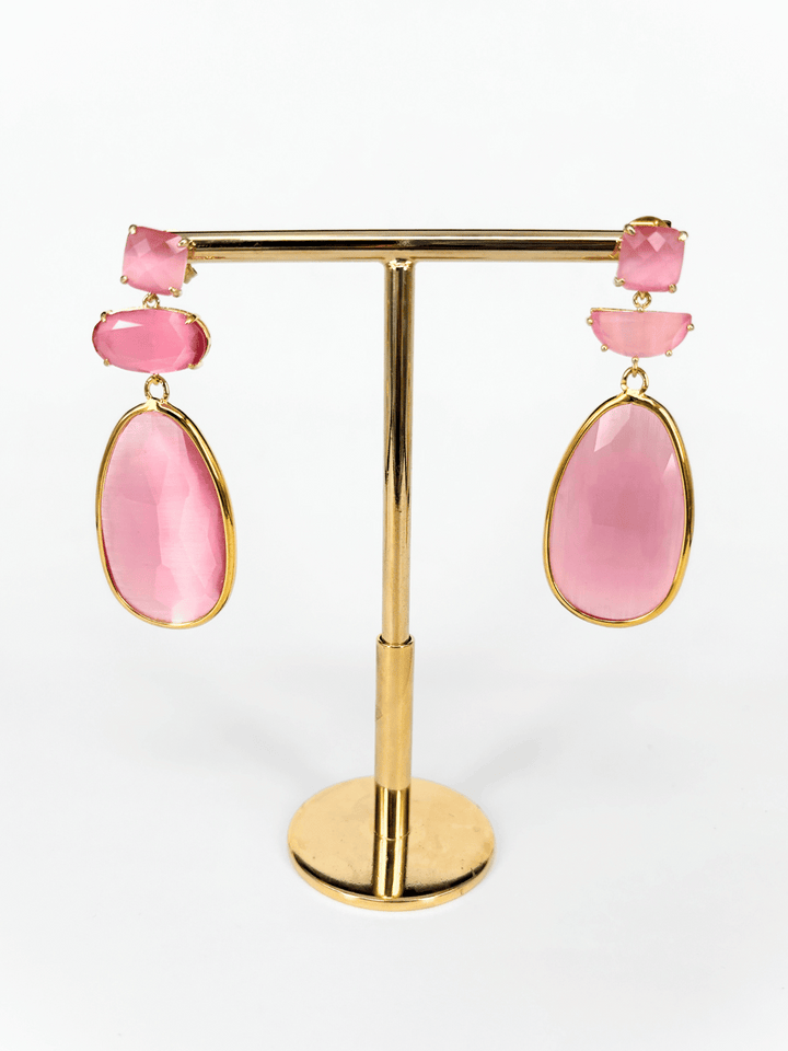 Brigitte Earrings Pink