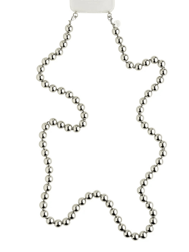 Handykette Poppy Silber