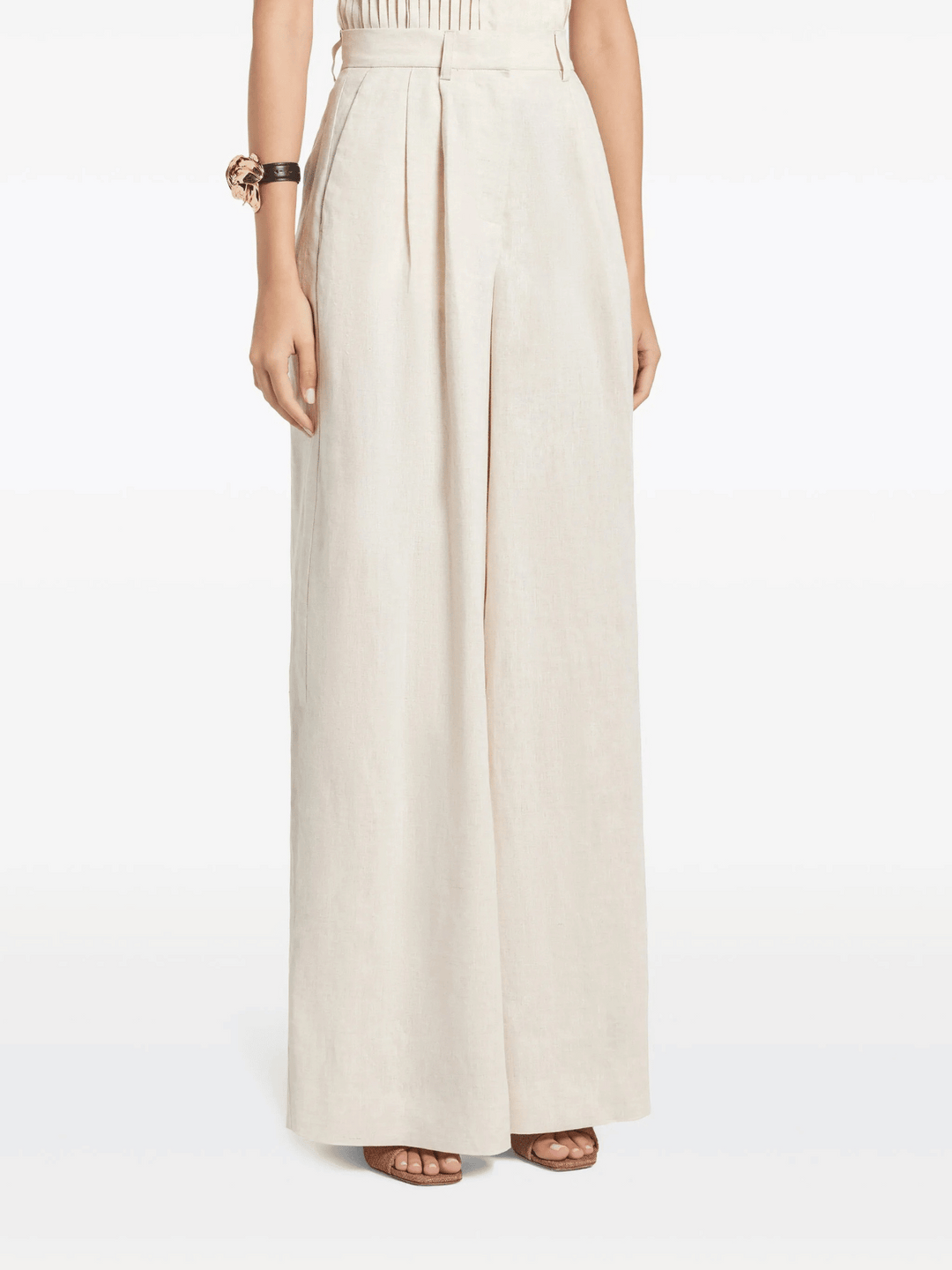 Sasha Leinenhose Beige