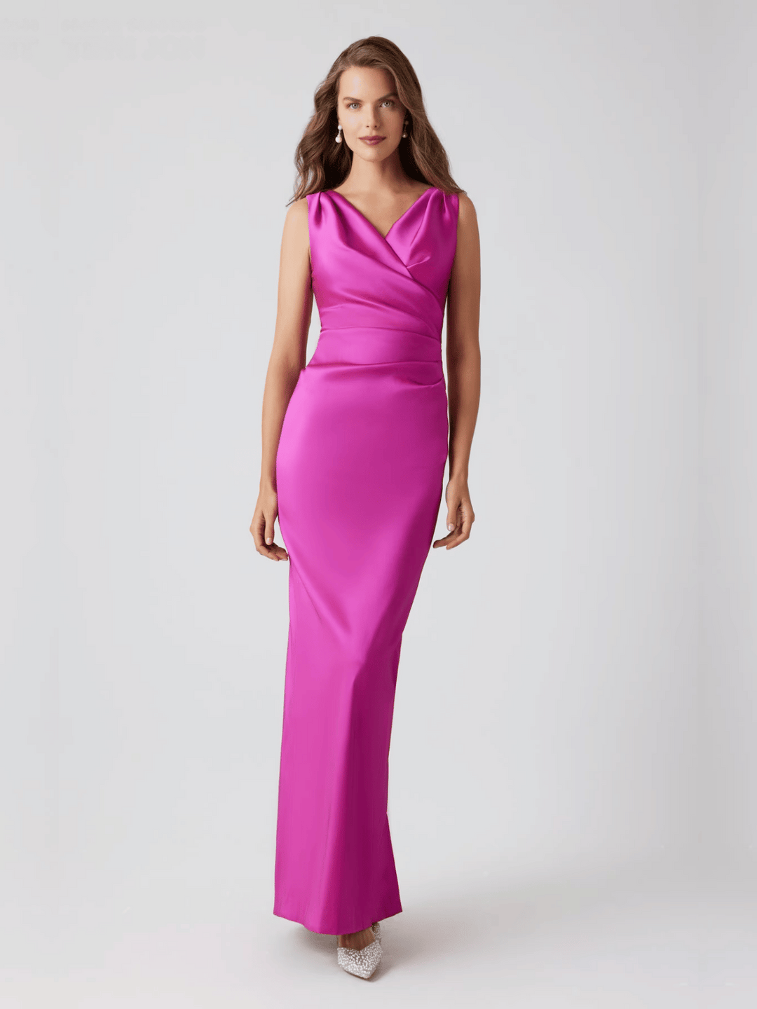 Mikado Abendkleid Raspberry