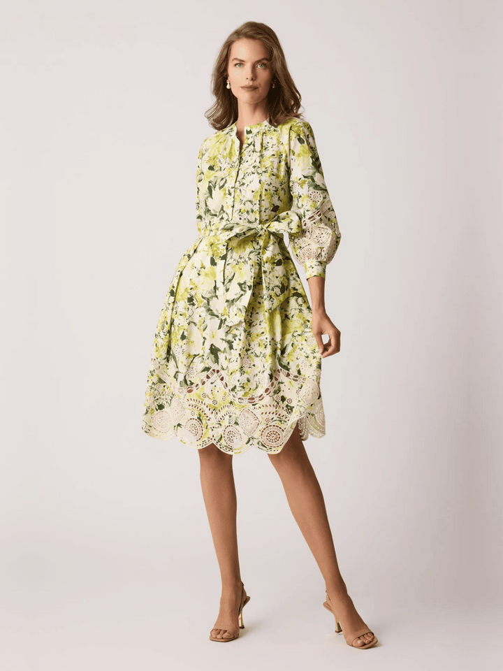 Kleid Green Multi