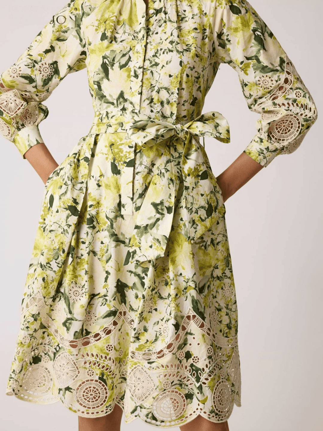 Kleid Green Multi