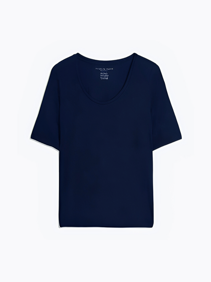 T-Shirt Navy mit Halbarm
