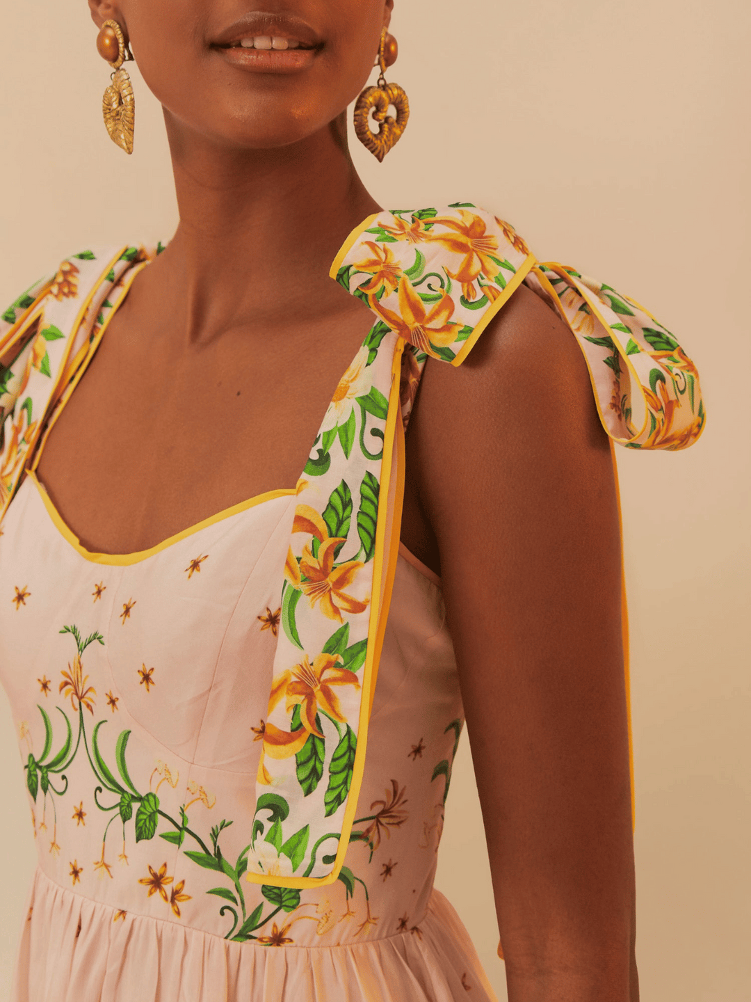 Pink Botanical Kleid
