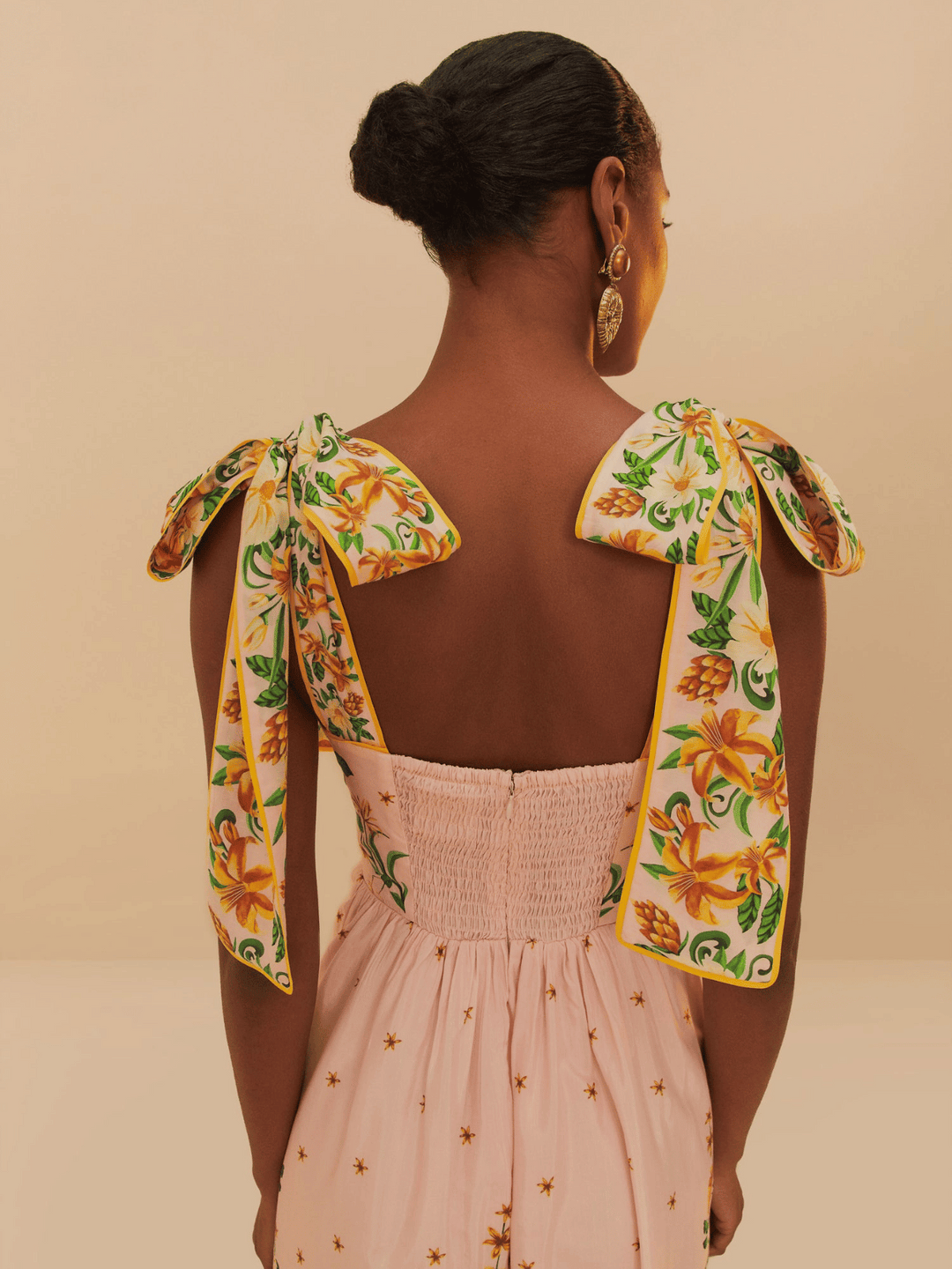 Pink Botanical Kleid
