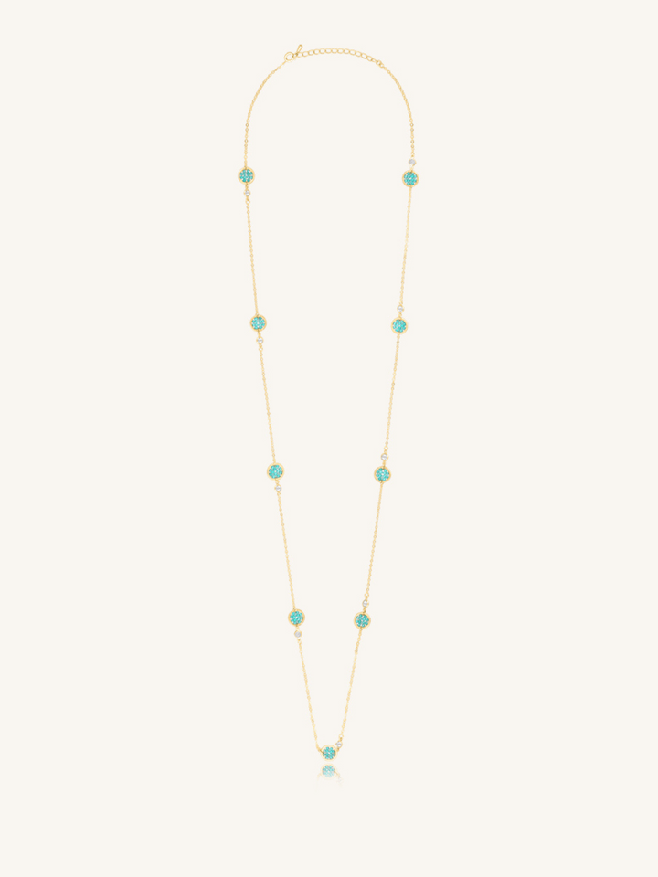 Sautoir Rosa Crystalline