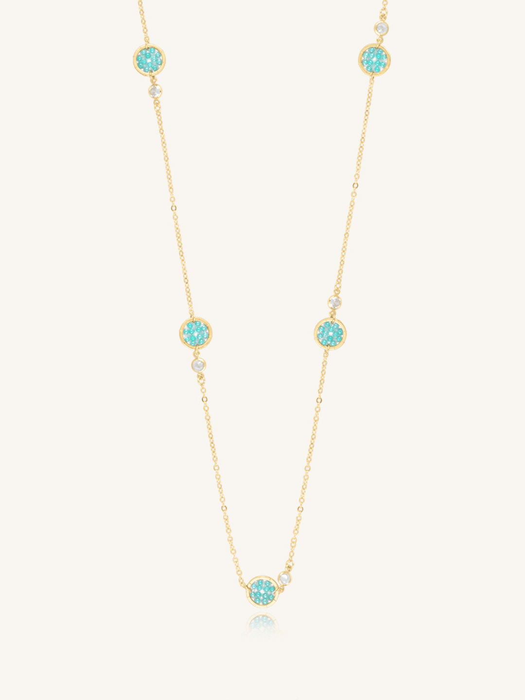 Sautoir Rosa Crystalline