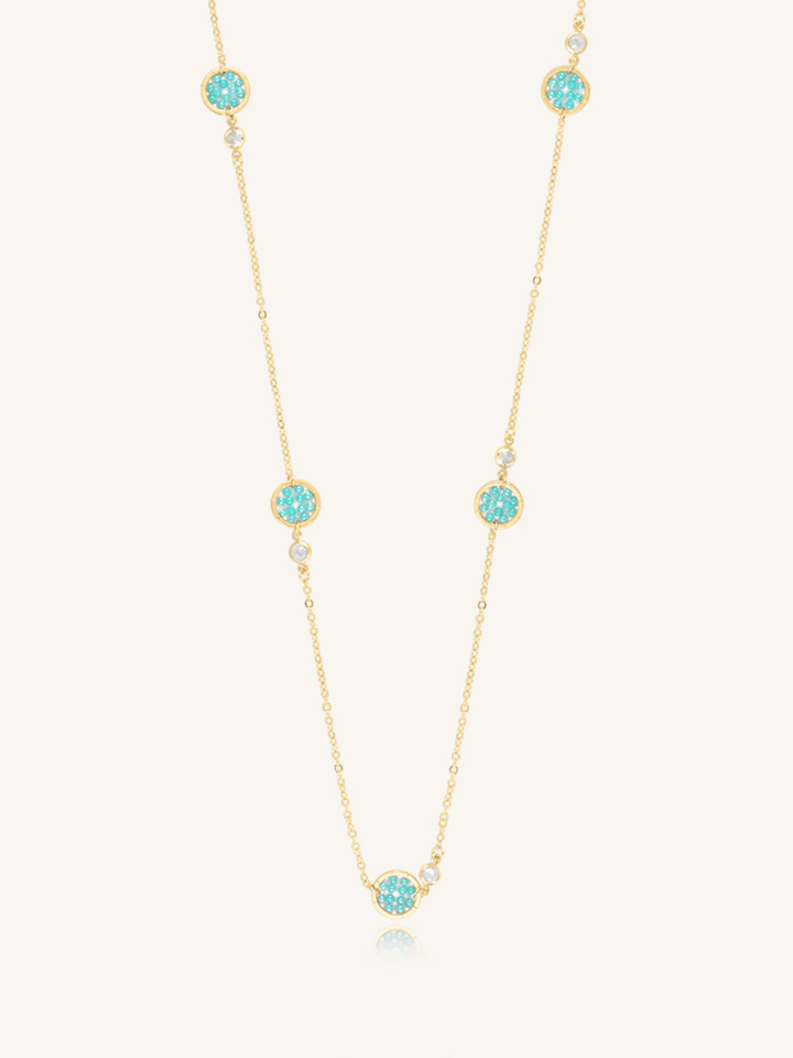 Sautoir Rosa Crystalline