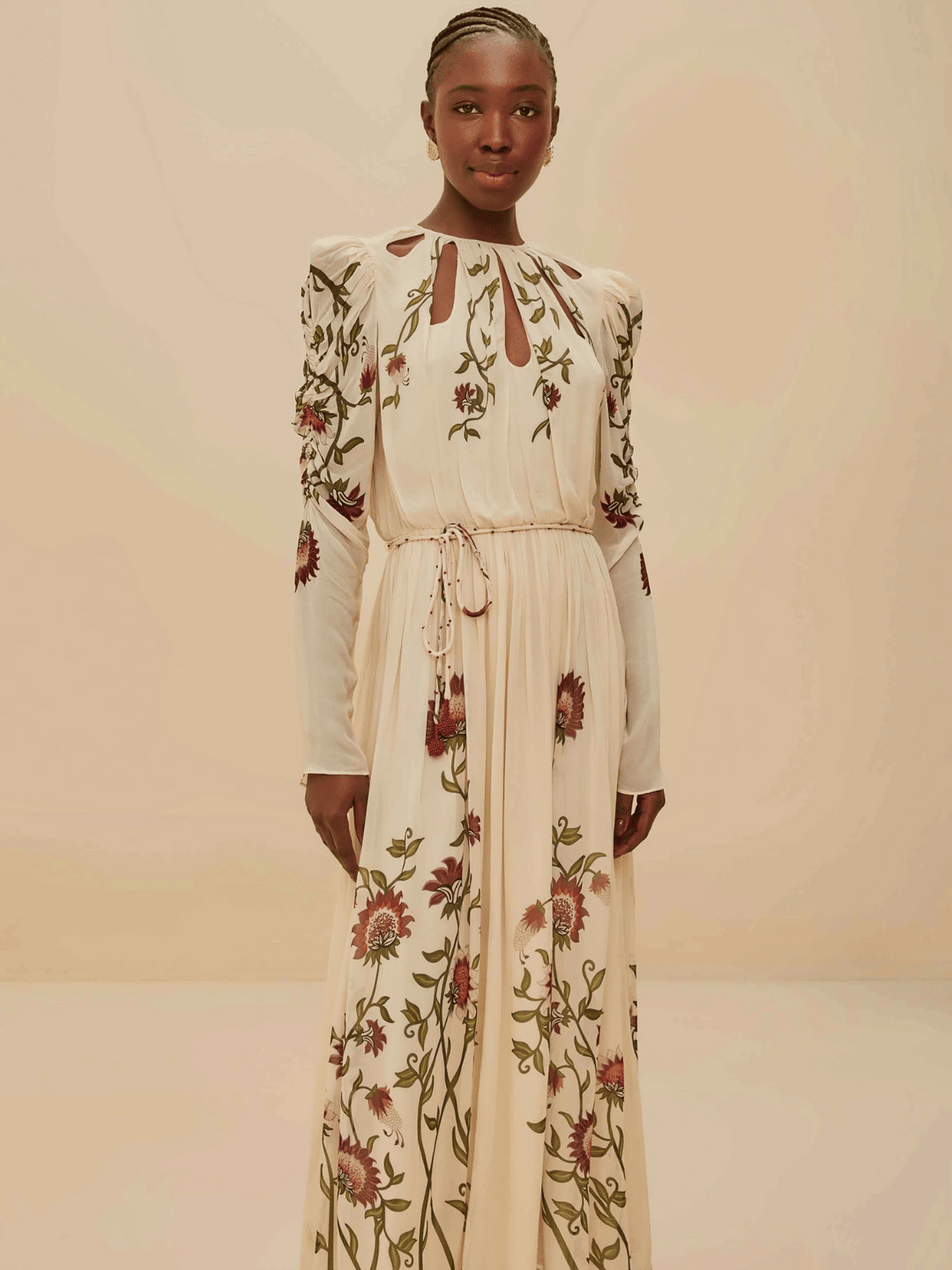 Romantic Nature Maxikleid