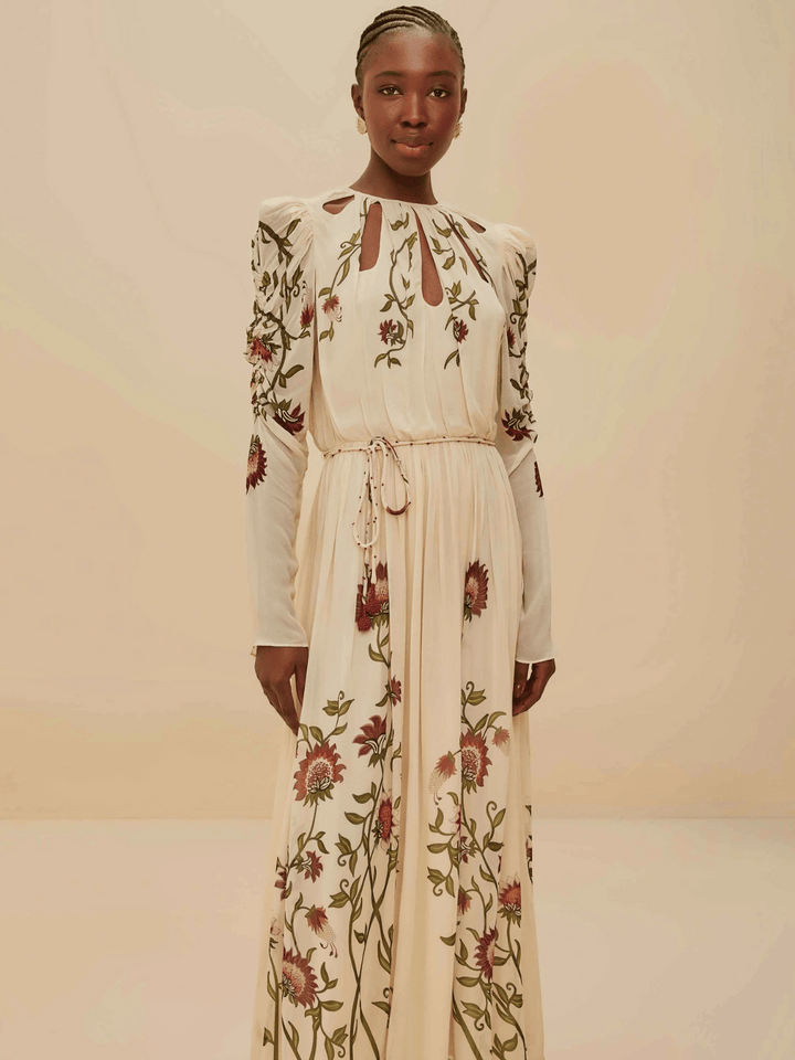 Romantic Nature Maxikleid