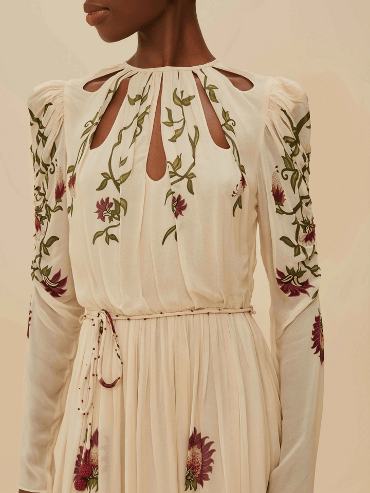 Romantic Nature Maxikleid