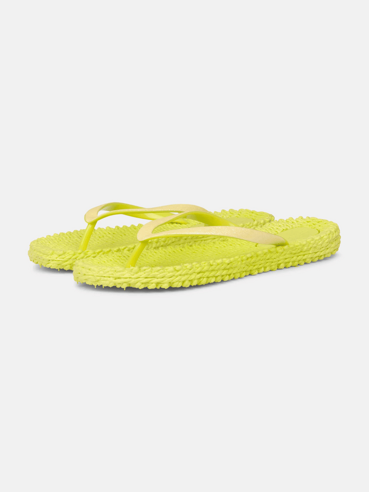 Flip Flop Glitzer Lime
