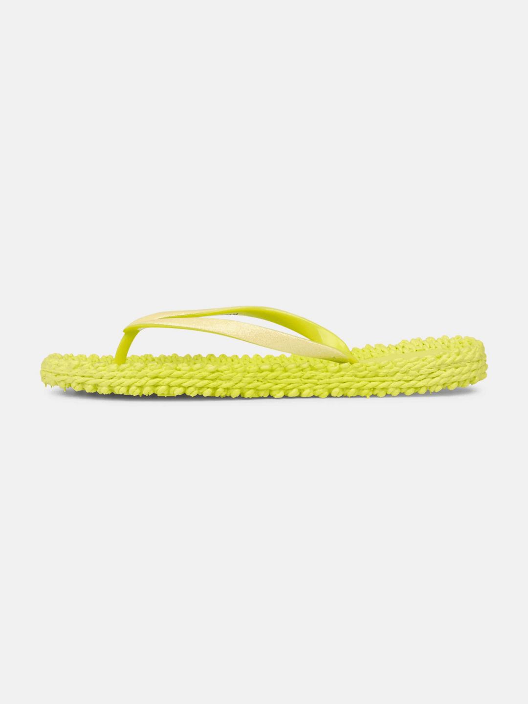 Flip Flop Glitzer Lime